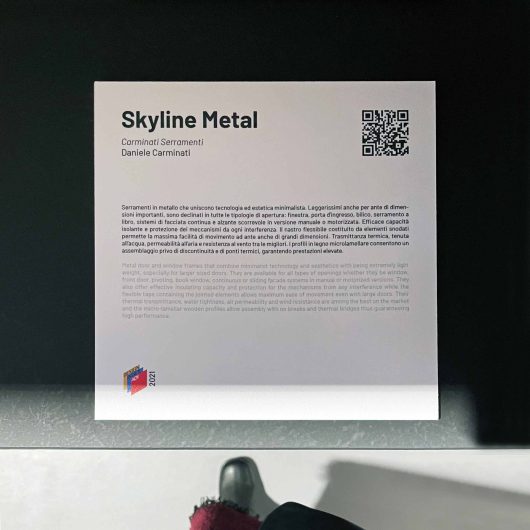 Description du produit Skyline Metal au salon ADI Design