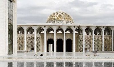 Vista della moschea